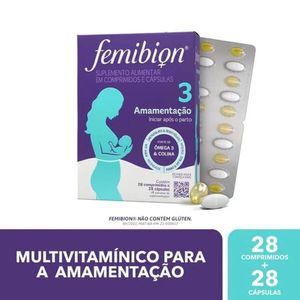 Multivitamínico Femibion 3 Amamentação 28 Comprimidos + 28 Cápsulas