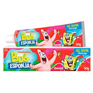 Creme Dental Dentil Bob Esponja Morango 50g