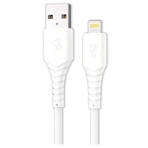 Cabo Elg 2 4A Apple Lightning Emborrachado 1,2M Branco L812W