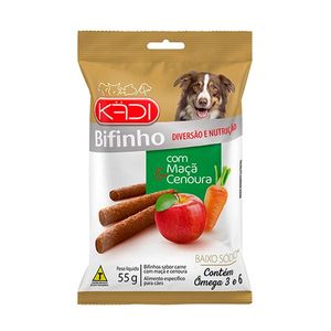 Bifinho Kadi Maçã e Cenoura para Cães 55g