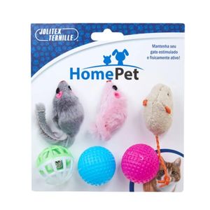 Kit Gatinho Maluquinho Home Pet 6 Peças