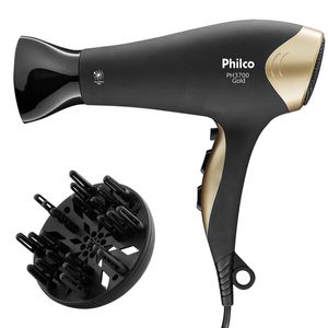 Secador de Cabelo Philco Gold PH3700 com Bocal Difusor 220V