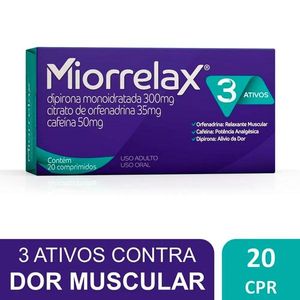 Miorrelax Neoquímica 20 Comprimidos