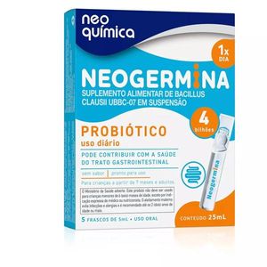 Neogermina 5ml 5 Frascos 4 Bilhões Neoquímica