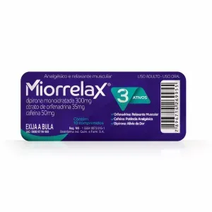Miorrelax 300mg/50mg/35mg 10 Comprimidos