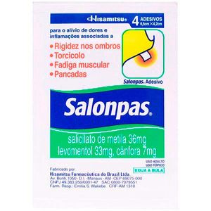 Salonpas Adesivo P 4 Unidades