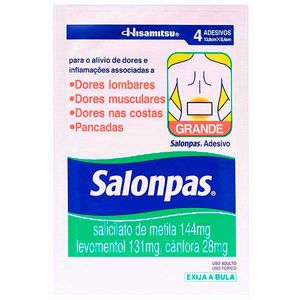 Salonpas Grande Adesivos Transdérmicos 4 Unidades