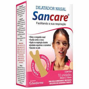 Dilatador Nasal Sancare Feminino 10 Unidades