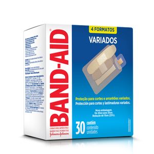 Curativo Band-Aid Variados 30 unidades