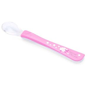 Colher Silicone Lolly Rosa