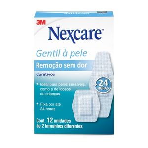 Curativo Nexcare 12 Unidades Remoção Sem Dor