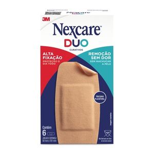 Curativo Nexcare 6 Unidades Duo Joelho e Cotovelo