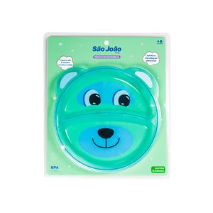 Prato São João Baby com Divisórias Azul