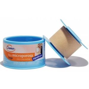 Fita Micropore Bege 2,5cm x 4,5m Cremer