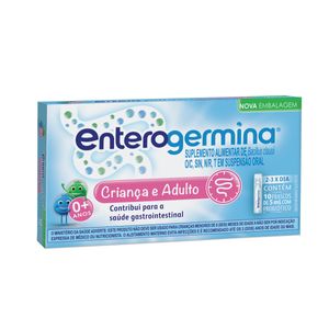 Enterogermina Suspensão Oral 10 frascos de 5ml