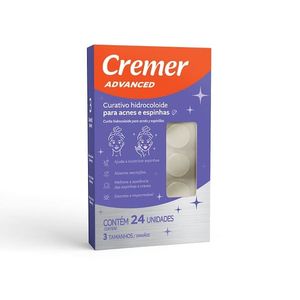 Curativo Hidrocolóide Cremer Acnes e Espinhas 24 Unidades