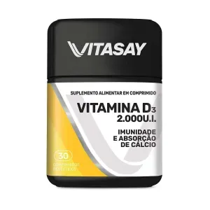 Vitasay Vitamina D3 2000ui 30 Comprimidos Hypera Pharma