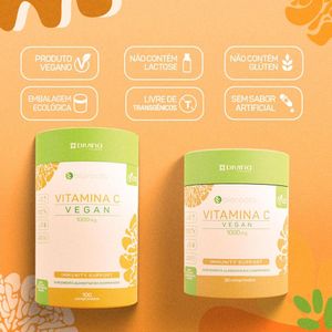 Vitamina C 1000mg 30 Comprimidos Bioroots Divina Pharma