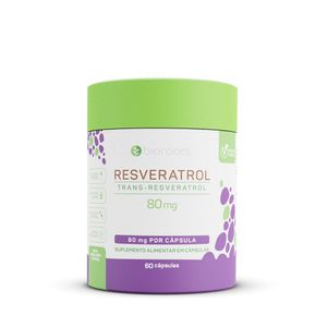 Resveratrol 80mg 60 Cápsulas Bioroots Divina Pharma