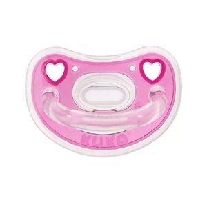 Chupeta Kuka Tamanho 2 2917 Elegance Plus Ortodôntica Rosa