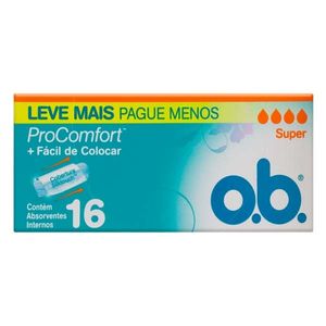 Absorvente O B Proconfort Super 16 Unidades