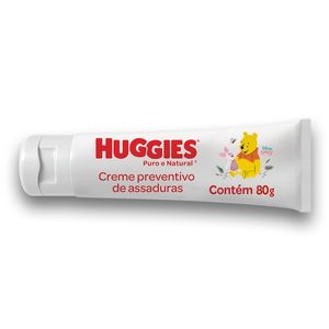 Creme Huggies Preventivo de Assaduras Puro e Natural 80g