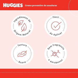 Creme Huggies Preventivo de Assaduras Puro e Natural 80g