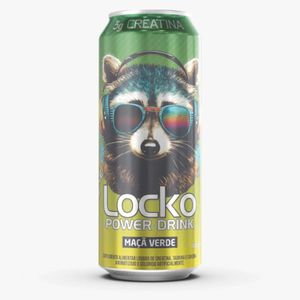 Energético Power Drink Locko Maçã Verde 473ml