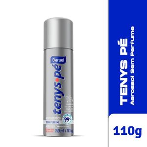 Talco Para Pés Tenys Pé Aerossol Sem Perfume 110g