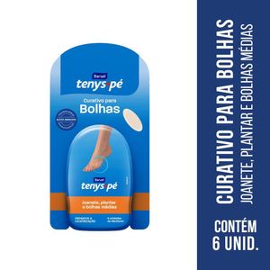 Curativo Tenys Pé 6 Unidades Adesivo Hidrocoloide Médio