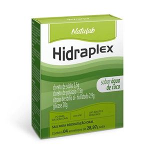 Hidraplex Pó 4 Envelopes Água de Coco