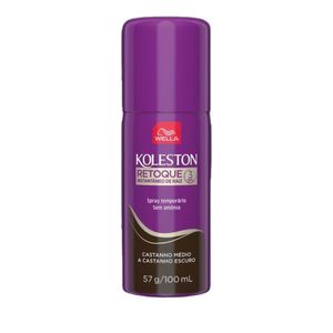 Spray Koleston Retoque Instantâneo  Castanho Escuro 100Ml