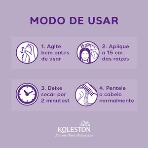 Spray Koleston Retoque Instantâneo Castanho Claro 100Ml