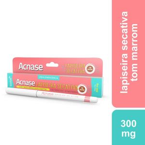 Acnase Lapiseira Secativa Marrom com 0,3g