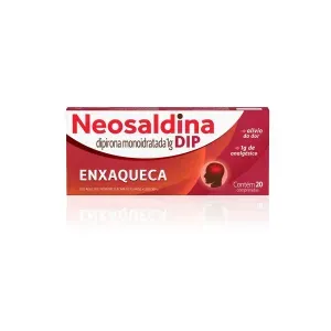 Neosaldina DIP Dipirona + Cafeína + Isometepteno Hypera 20 Comprimidos