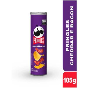 Salgadinho Pringles Cheddar e Bacon 109g