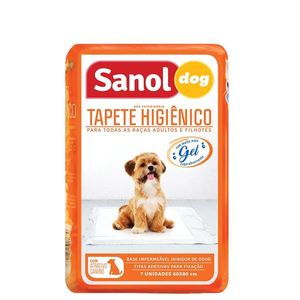 Tapete Higiênico Para Cães Sanol Dog 60x80cm 7 Unidades