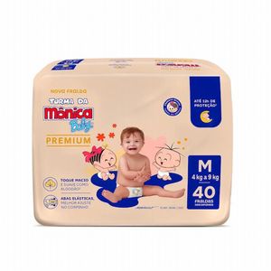 Fralda Turma da Mônica Baby Premium M 40 Unidades