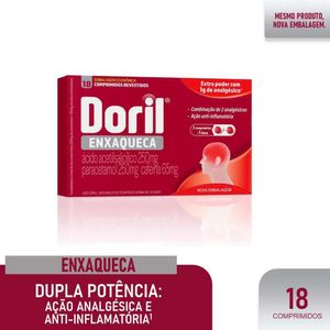 Doril Enxaqueca 18 Comprimidos Revestidos Hypera Pharma