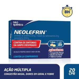 Neolefrin 800mg/20mg/4mg 20 Comprimidos