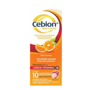 Cebion Zinco + Vitamina D 1g + 10 + 10mg 10 Comprimidos Efervescentes Procter