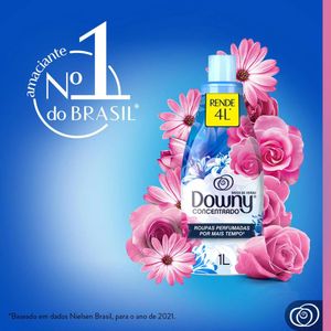 Amaciante de Roupa Concentrado Brisa de Verão Downy Frasco 1l
