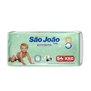 Fralda São João Baby Pants XXG 54 Unidades