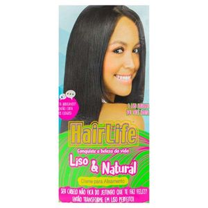 Creme para Alisamento Hair Life Liso & Natural