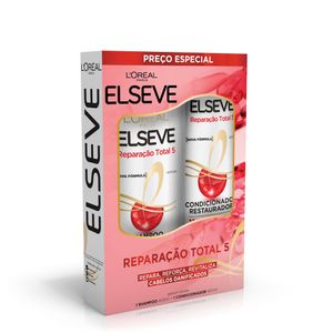 Kit Elseve Reparação Total 5 Shampoo 357ml + Condicionador 170ml