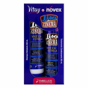 Kit Novex Shampoo + Condicionador Liso Cinema 300ml