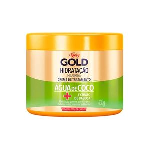 Creme para Cabelos Niely Gold Hidratação Água de Coco 430g