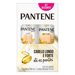 Kit Pantene Hidratação Shampoo 350ml + Condicionador 175ml