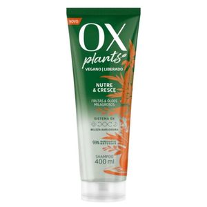 Shampoo Ox Plants Nutre e Cresce 400ml