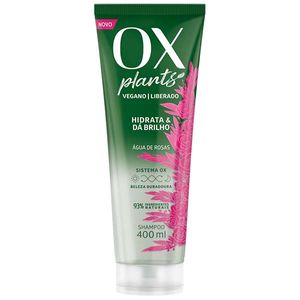 Shampoo Ox Plants 400ml Hidrata e Dá Brilho
